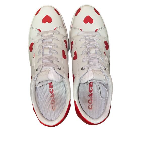 Coach Women’s Lowline Low Top Sneaker with Signature Valentine’s Day 9.5B - Picture 6 of 10